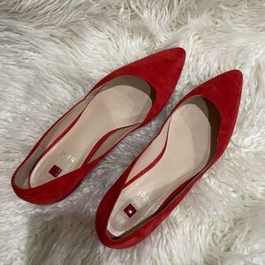 RED flats hogl beautiful shoes